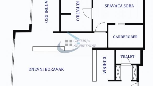 Stan, Dvosoban, Prodaja, 131m2, Dedinje, Savski venac, Neznanog junaka
