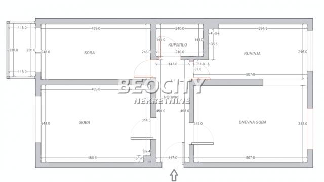Stan, Trosoban, Prodaja, 65m2, Borča Greda, Palilula, Mihaila Šolohova