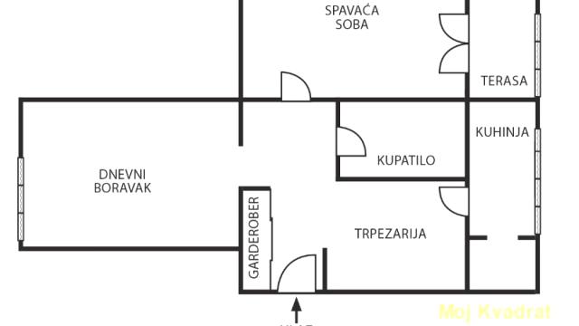 Stan, Dvosoban, Izdavanje, 55m2, Centar, Stari grad, Majke Jevrosime