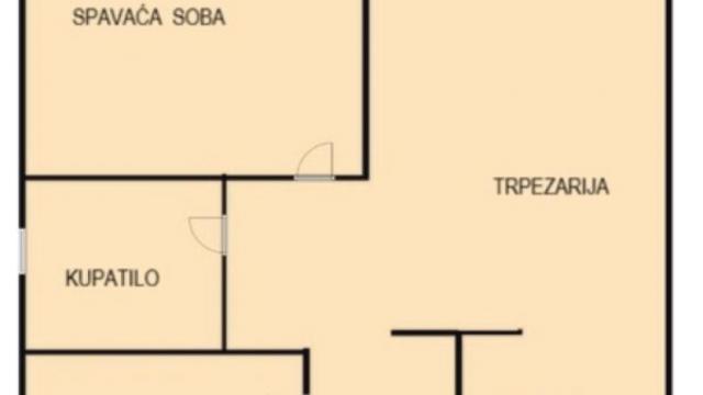 Stan, Dvoiposoban, Prodaja, 55m2, Kluz, Zvezdara, Budmanijeva