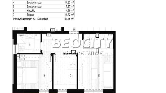 Stan, Dvosoban, Prodaja, 61m2, Radiofar, Surčin, Autoput za Zagreb