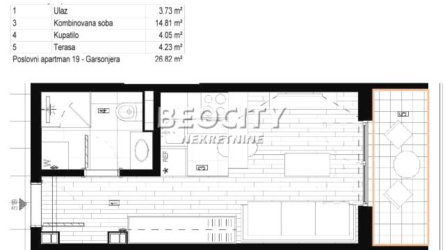 Stan, Garsonjera, Prodaja, 27m2, Radiofar, Surčin, Autoput za Zagreb