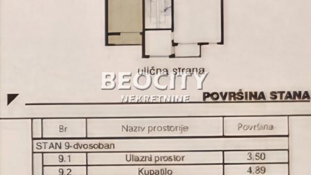 Stan, Dvosoban, Prodaja, 51m2, Vukov Spomenik, Zvezdara, Stjepana Ljubise
