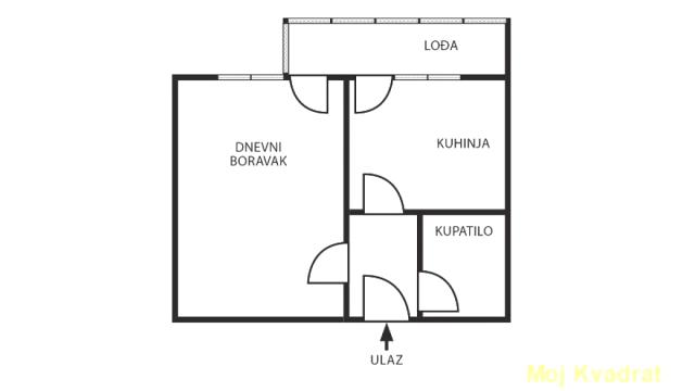 Stan, Jednosoban, Prodaja, 28m2, Dorćol, Stari grad, Šantićeva