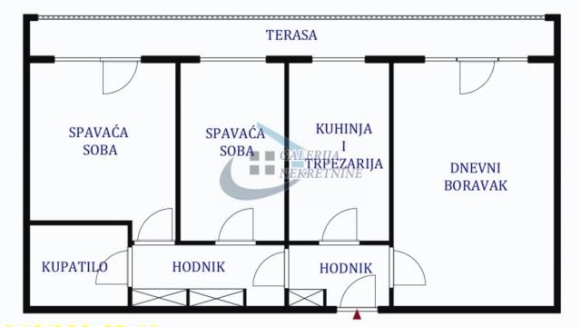 Stan, Dvoiposoban, Izdavanje, 63m2, Voždovačka crkva, Voždovac, Vitanovačka