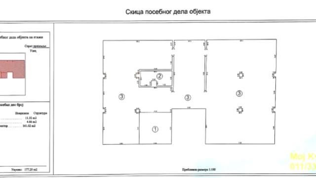 Poslovni prostor, Prodaja, 310m2, Slavija, Vračar, Vojvode Milenka