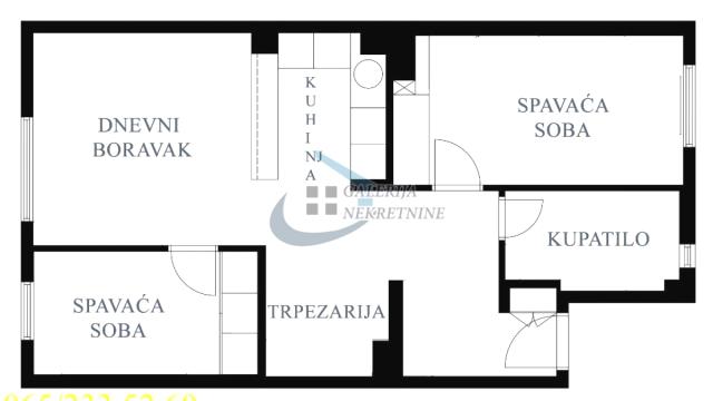 Stan, Trosoban, Prodaja, 58m2, Učiteljsko naselje, Zvezdara, Paje Jovanovića