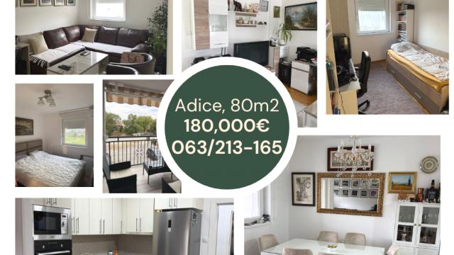 Stan, četvorosoban, Prodaja, 80m2, Kragujevačka