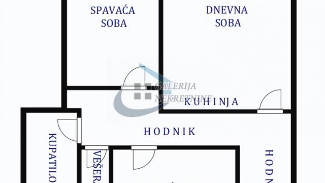 Stan, Trosoban, Prodaja, 61m2, Stari Merkator, Novi Beograd, Otona Župančića