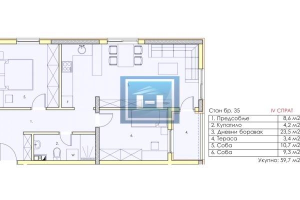 prodaja, stanova,
centar-grad-jagodina, 1076419, dvoiposoban