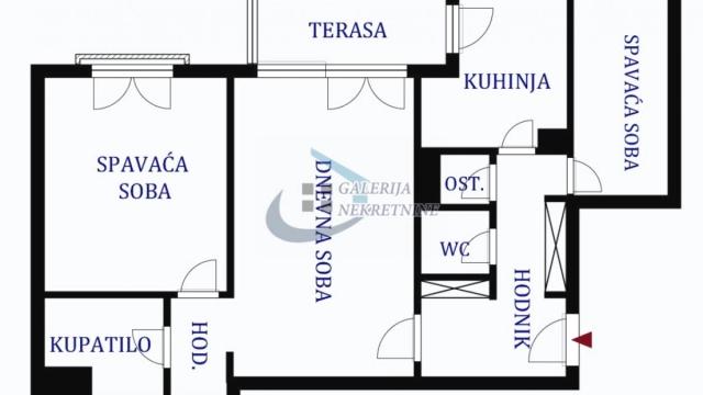 Stan, Dvosoban, Prodaja, 58m2, Botanička bašta, Palilula, 27. marta