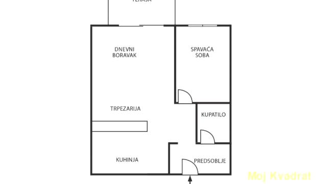 Stan, Dvosoban, Izdavanje, 56m2, Dorćol, Stari grad, Venizelosova