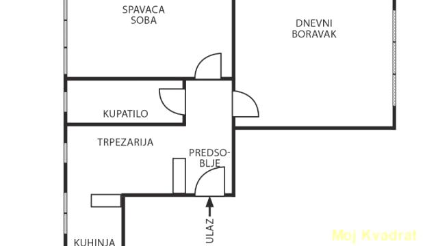 Stan, Dvosoban, Prodaja, 50m2, Krunska, Vračar, Prote Mateje