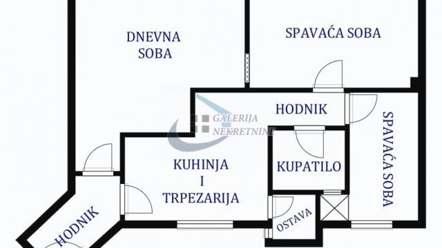 Stan, Dvoiposoban, Prodaja, 55m2, Dimitrija Tucovića, Zvezdara, Ruzveltova