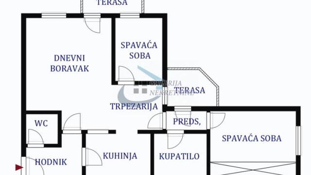 Stan, Dvoiposoban, Prodaja, 64m2, Blok 62, Novi Beograd, Dušana Vukasovića