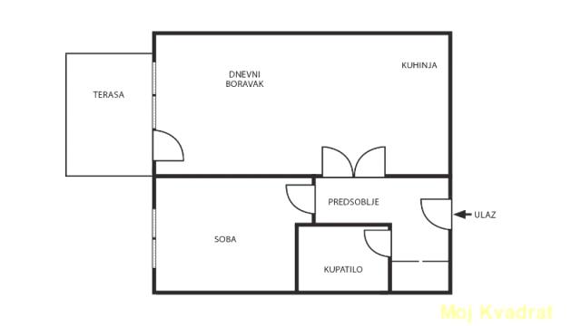 Stan, Dvosoban, Prodaja, 56m2, Dorćol, Stari grad, Venizelosova