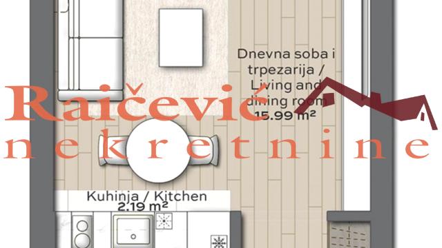 Stan, Garsonjera, Prodaja, 32m2, Beograd na vodi, Savski venac, Kraljice Drage Obrenovic