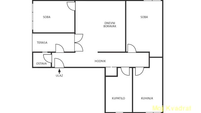 Stan, Trosoban, Prodaja, 86m2, Kalenić pijaca, Vračar, Topolska