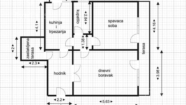 Stan, Dvosoban, Prodaja, 77m2, Fontana, Novi Beograd, Pariske komune