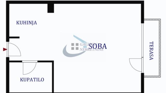 Stan, Jednosoban, Prodaja, 41m2, Kalenić pijaca, Vračar, Niška