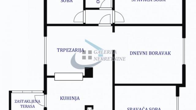 Stan, Troiposoban, Prodaja, 92m2, Vidikovac, Rakovica, Vidikovački venac