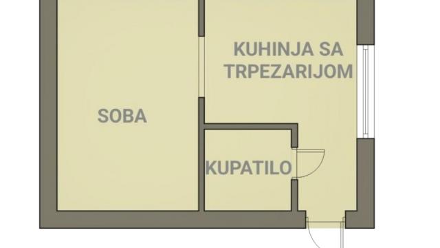 Stan, Garsonjera, Prodaja, 23m2, Crveni krst, Vračar, Cerska