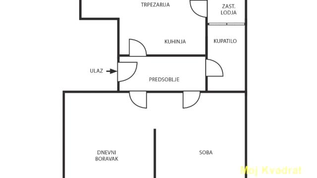 Stan, Dvosoban, Prodaja, 55m2, Kalenić pijaca, Vračar, Mileševska