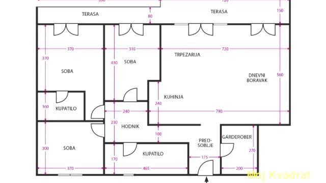 Stan, četvorosoban, Izdavanje, 130m2, Olimp, Zvezdara, Milana Rakića