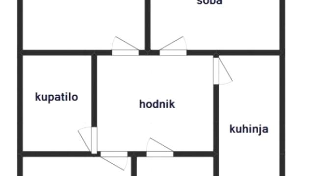 Stan, Trosoban, Prodaja, 59m2, Cerak, Čukarica, Lipar