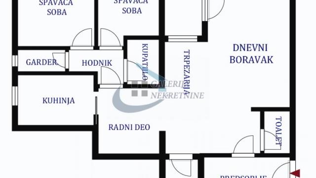Stan, Trosoban, Prodaja, 86m2, Blok 71, Novi Beograd, Dr Ivana Ribara