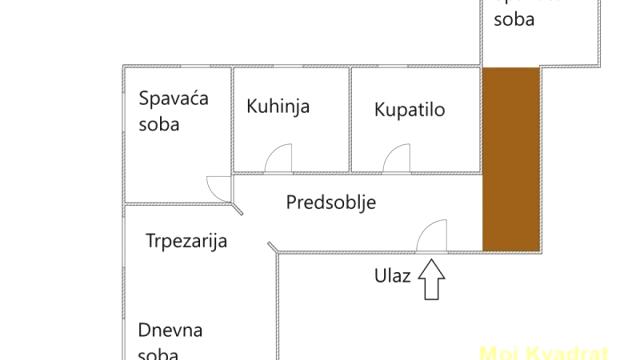 Stan, Dvoiposoban, Prodaja, 53m2, Novo Skojevsko naselje, Rakovica, Luke Vojvodića
