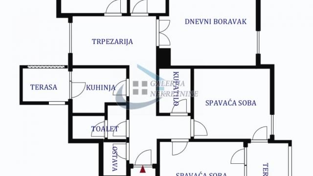 Stan, Troiposoban, Prodaja, 92m2, Vidikovac, Rakovica, Vidikovački venac