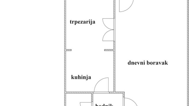Stan, Jednoiposoban, Prodaja, 50m2, Blok 45 (TC Enjub), Novi Beograd, Jurija Gagarina