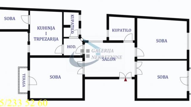 Stan, četvoroiposoban, Prodaja, 104m2, Atelje 212, Stari grad, Svetogorska