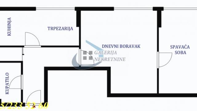 Stan, Dvosoban, Izdavanje, 45m2, Centar, Savski venac, Durmitorska