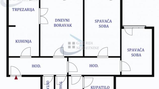 Stan, Trosoban, Prodaja, 77m2, Hala Pionir, Palilula, Bulevar despota Stefana