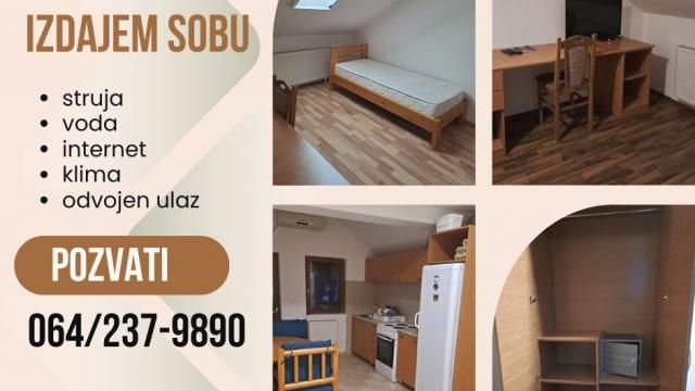 Soba, Izdavanje, 14m2, Zemun