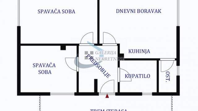Stan, Trosoban, Prodaja, 67m2, Kneževac, Rakovica, 17. oktobra