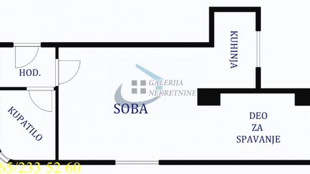 Stan, Garsonjera, Prodaja, 24m2, Studentski trg, Stari grad, Kneginje Ljubice