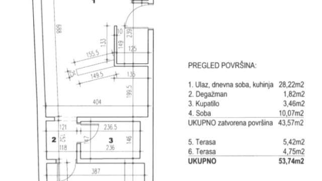 Stan, Dvosoban, Prodaja, 54m2, Kalenić pijaca, Vračar, Ljubostinjska