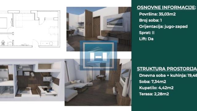 Stan, Jednoiposoban, Prodaja, 35m2, Aqua park, Gradska lokacija, Jagodina