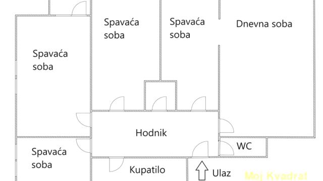 Stan, četvorosoban, Prodaja, 95m2, Blok 37, Novi Beograd, Bulevar Arsenija Čarnojevića