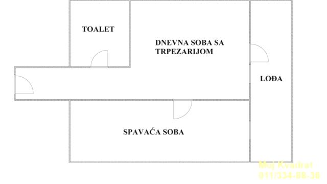 Stan, Jednoiposoban, Prodaja, 40m2, Mirijevo, Zvezdara, Dragoslava Srejovića