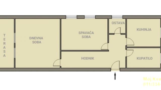 Stan, Dvosoban, Prodaja, 60m2, Višnjička Banja, Palilula, Ljubomira Jovanovića