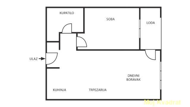 Stan, Dvosoban, Prodaja, 57m2, Blok 65, Novi Beograd, Tadije Sondermajera