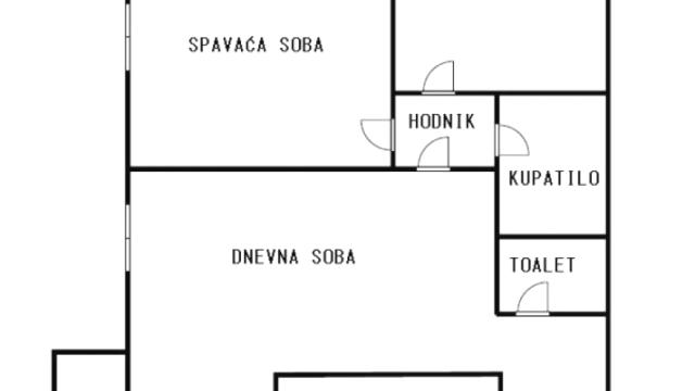 Stan, Dvoiposoban, Prodaja, 60m2, Miljakovac, Rakovica, Stanka Paunovića Veljka