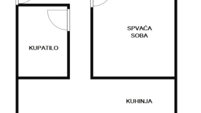Stan, Dvoiposoban, Prodaja, 57m2, Djeram pijaca, Zvezdara, Gajeva