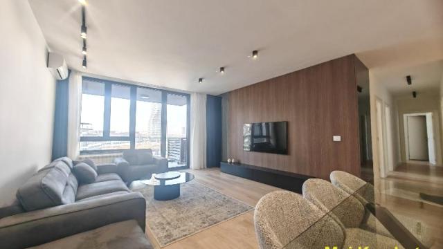 Stan, četvorosoban, Izdavanje, 120m2, Beograd na vodi, Savski venac, Luke Ćelovića Trebinjca