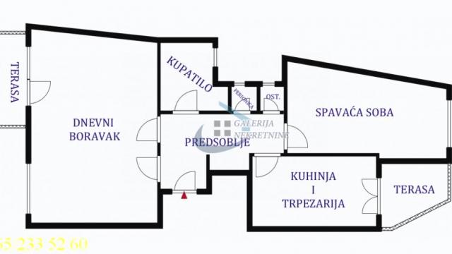 Stan, Dvosoban, Prodaja, 68m2, Studentski trg, Stari grad, Kapetan Mišina