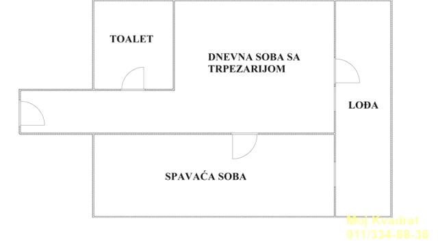 Stan, Jednoiposoban, Prodaja, 40m2, Mirijevo, Zvezdara, Dragoslava Srejovića